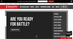 Desktop Screenshot of battle-balls.com