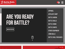 Tablet Screenshot of battle-balls.com